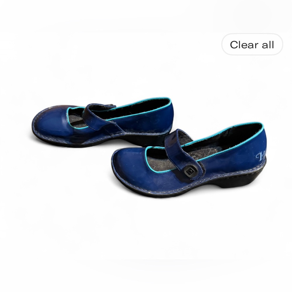 Sure grip Lila  Blue Mary Jane Women's Shoes 6.5